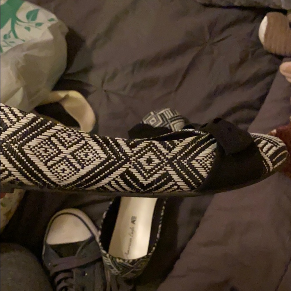 Black and white American eagle flats